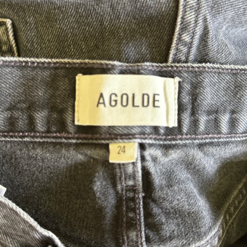 AGOLDE V Waist Baggy Jeans - Hitch - 24 - Picture 4 of 5